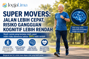JALAN LEBIH CEPAT, RISIKO GANGGUAN KOGNITIF LEBIH RENDAH